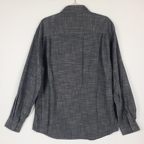 Weatherproof Vintage Long Sleeve Button Down Shirt Men’s Size XL Gray. EUC - Picture 4 of 6